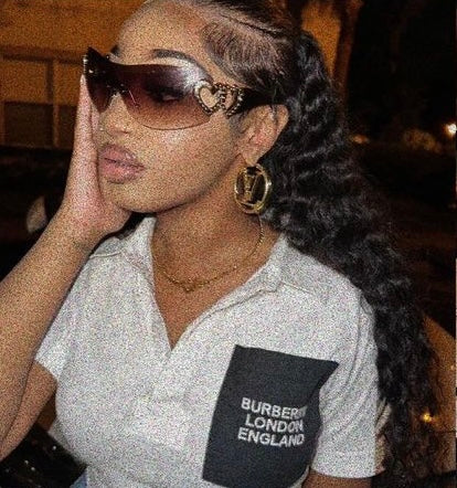 No Love Brown Tint Gold Frame Shades