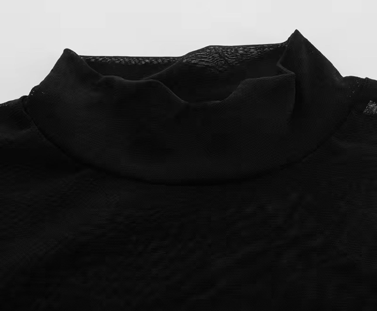 Kyhe Black Fur Wrist Mini Dress
