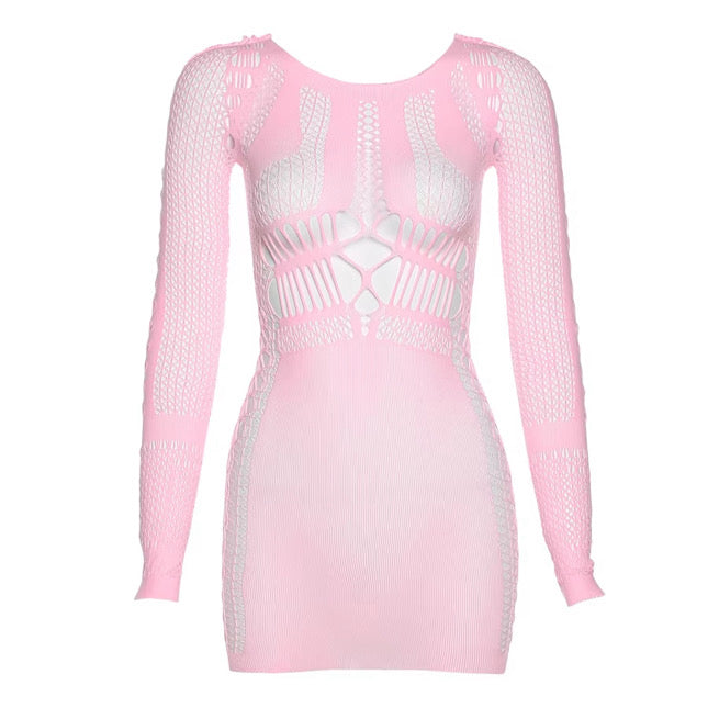 poster girl mesh dress Domi Pink Poster Girl Mini Dress – DéAdore Collections