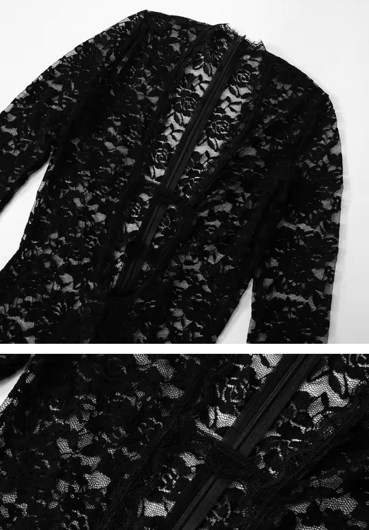 Naia Black Lace Jumpsuit