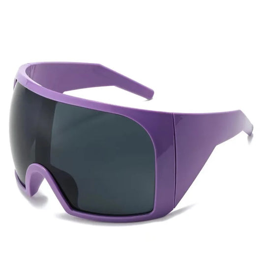 Shots Black Tint Large Purple Frame Shades