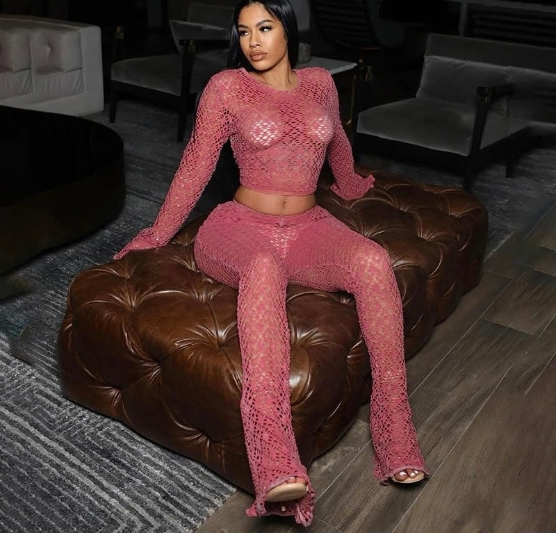 Keris Rose Pink Two Piece Set