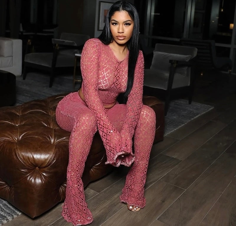Keris Rose Pink Two Piece Set