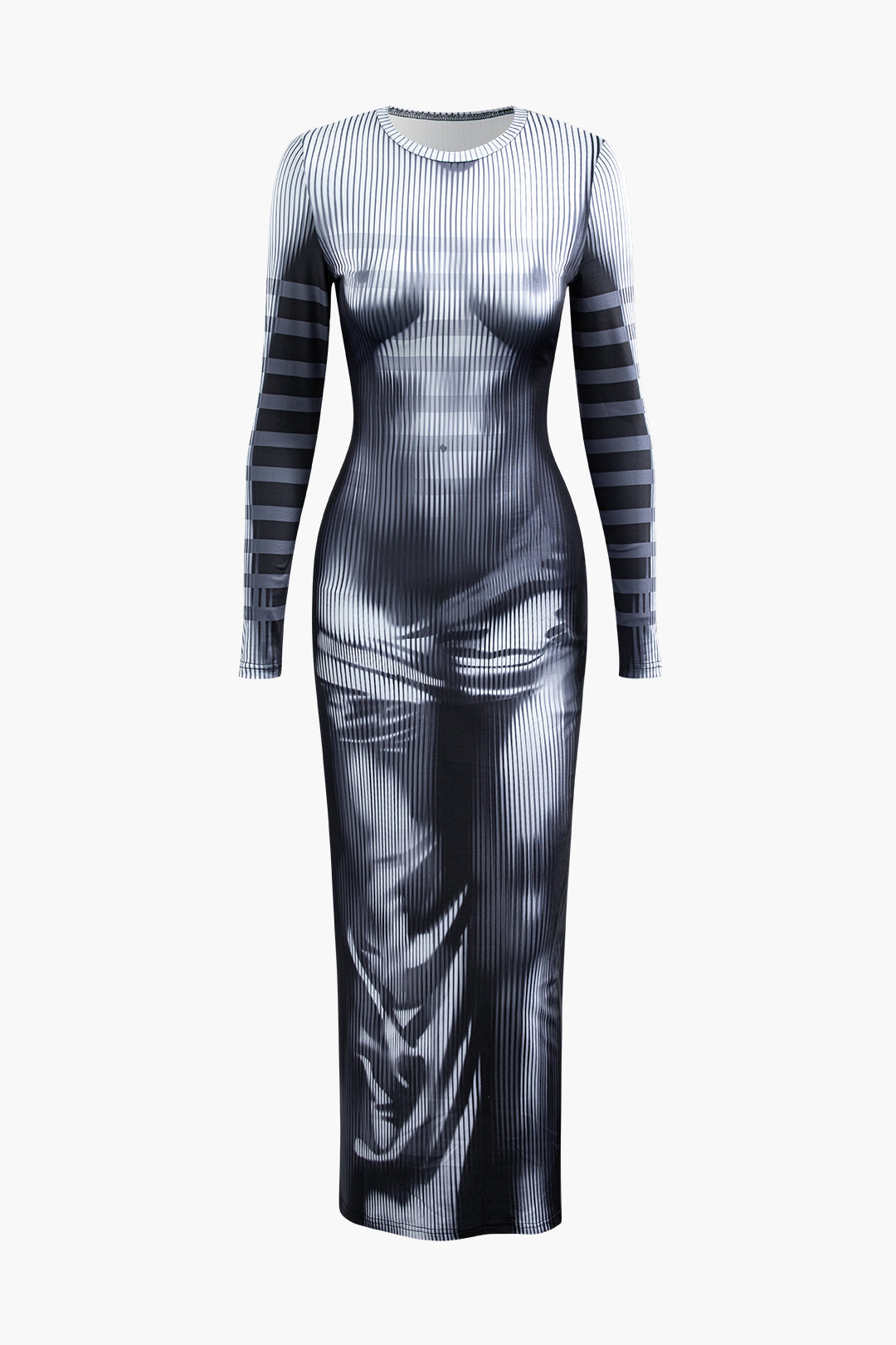 Raila Bodyprint Maxi Dress DAdore Collections Raila Bodyprint Maxi Dress DAdore Collections
