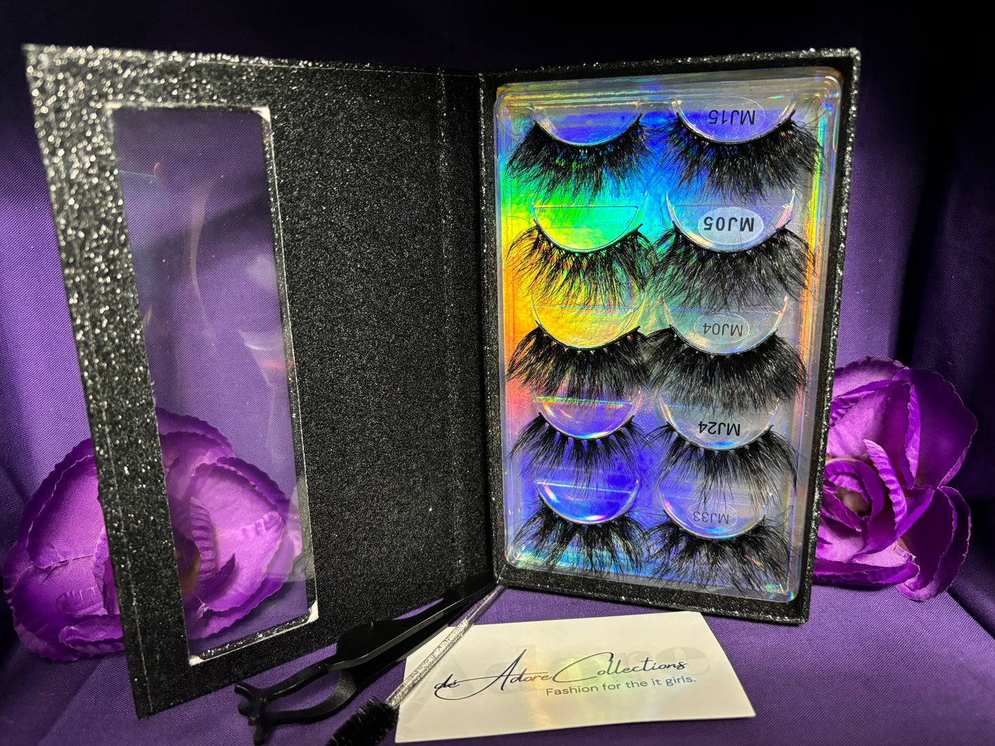 Mink Eyelashes 5pair Lash Book 25MM