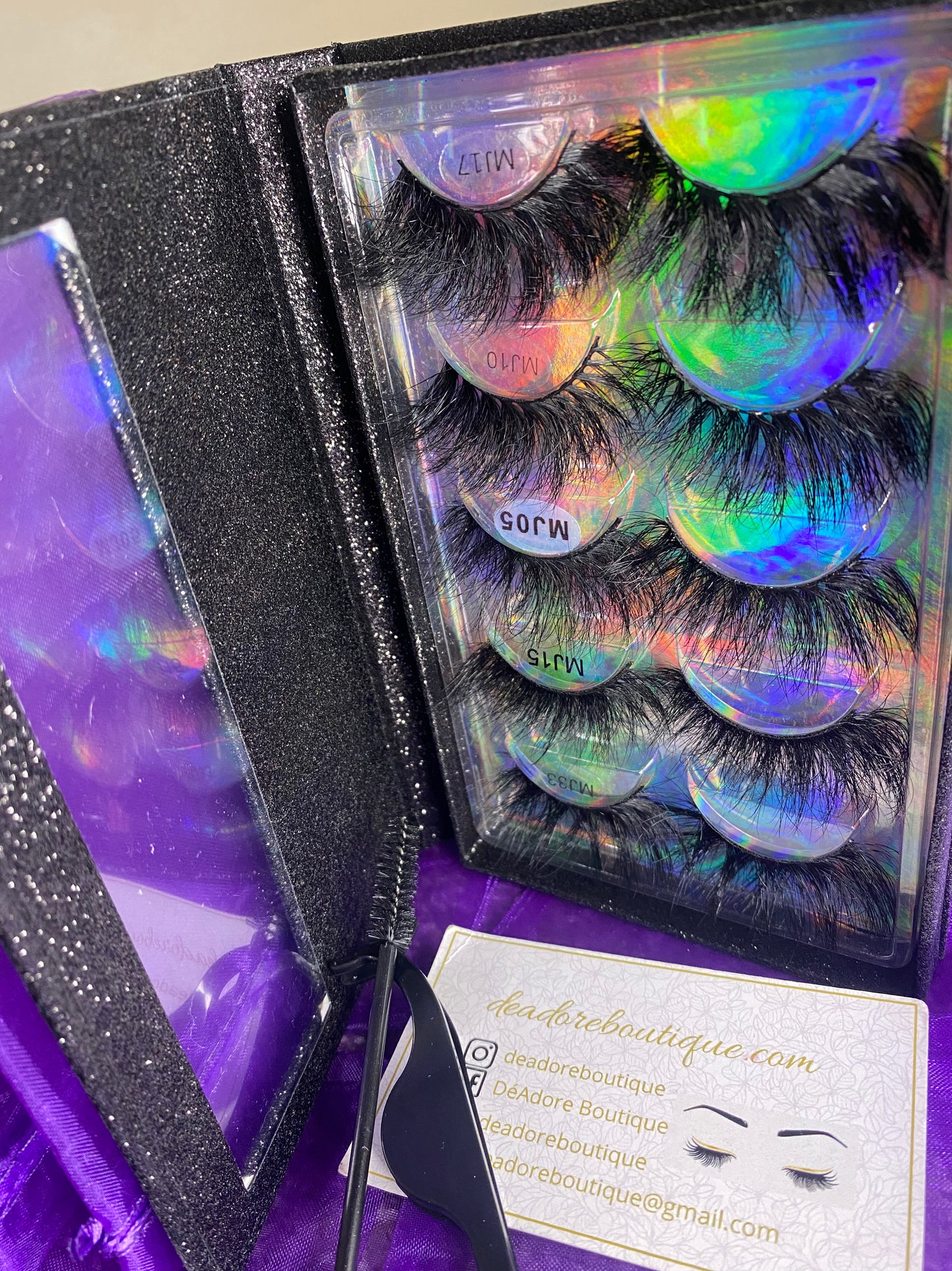 Mink Eyelashes 5pair Lash Book 25MM