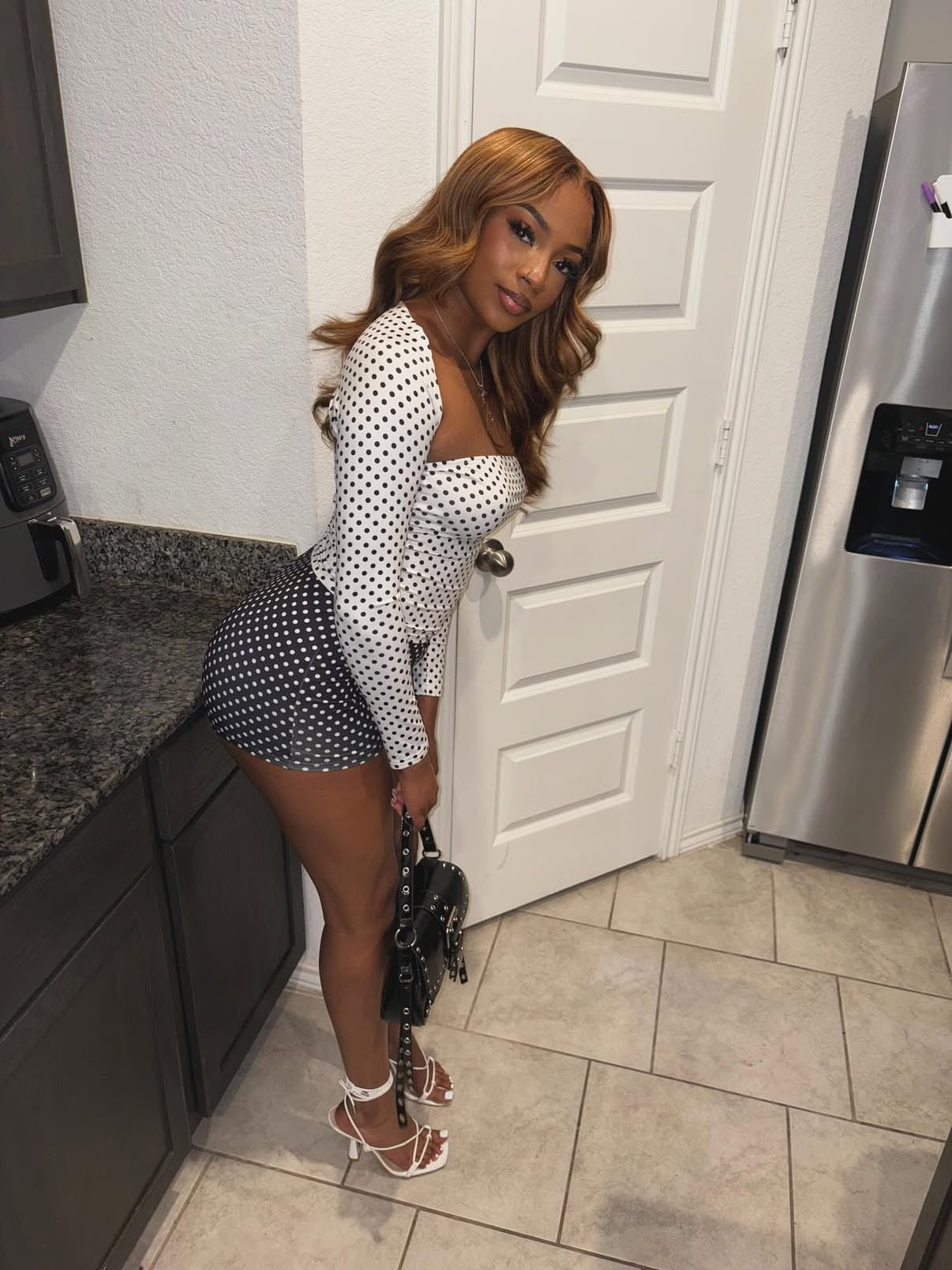 Opia Three Piece Polka Dot Set