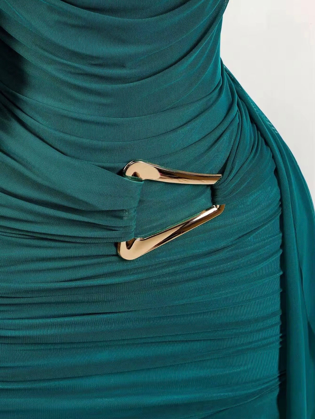 Ziya Green Classy Sexy Dress