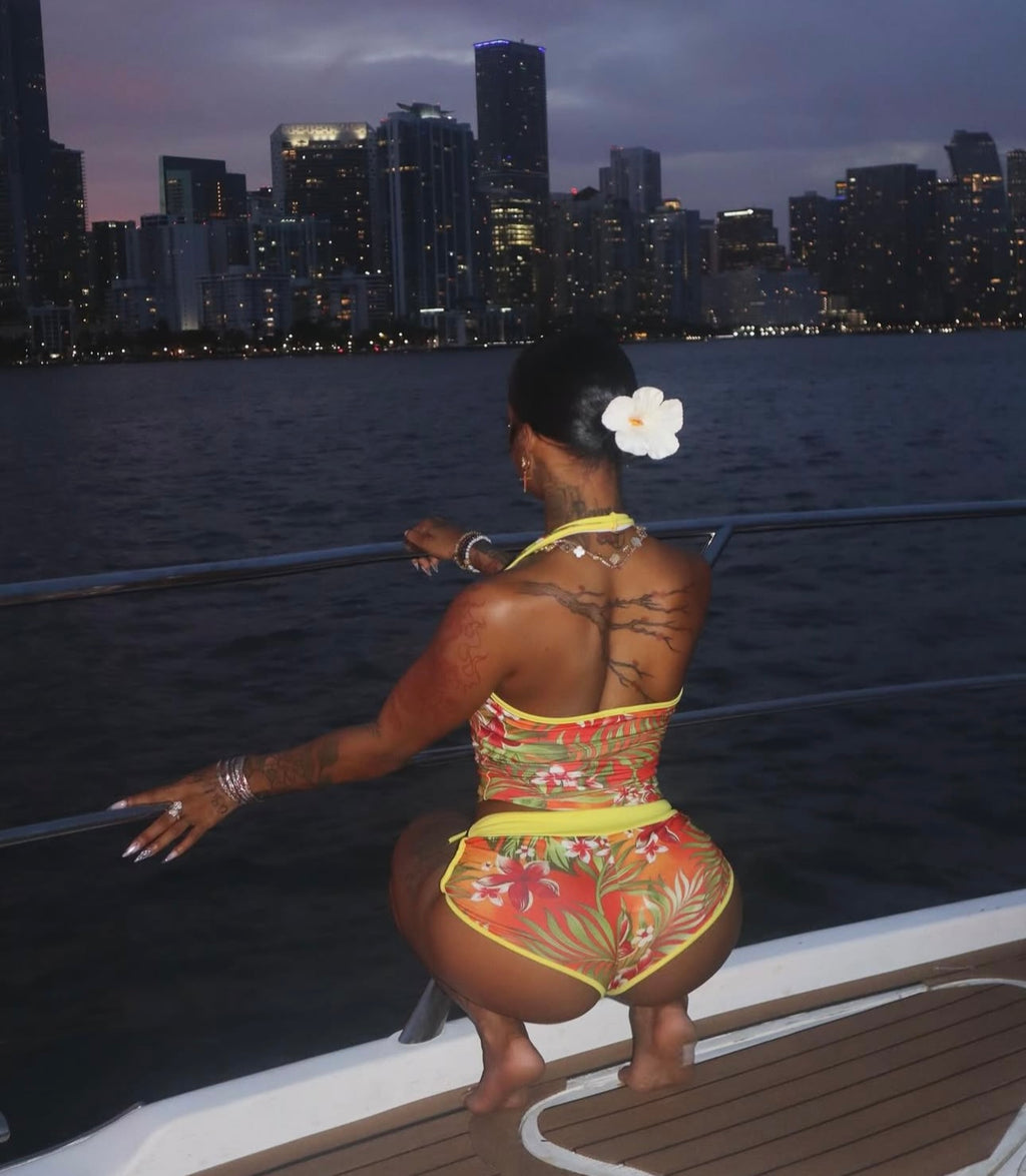 Taze Floral Two Piece Set