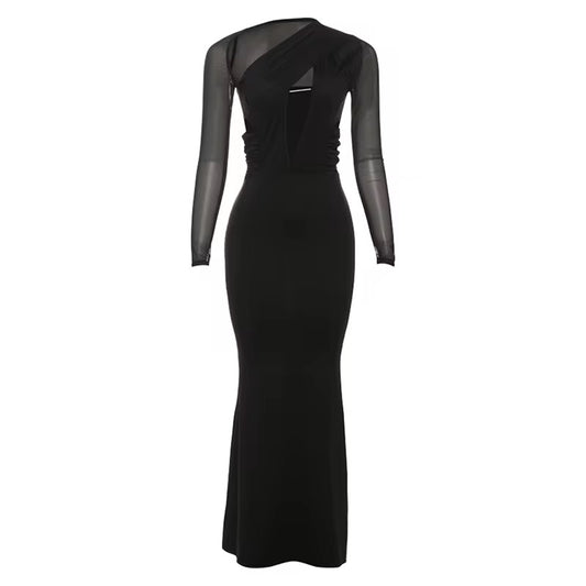 Sien Formal Black Maxi Dress