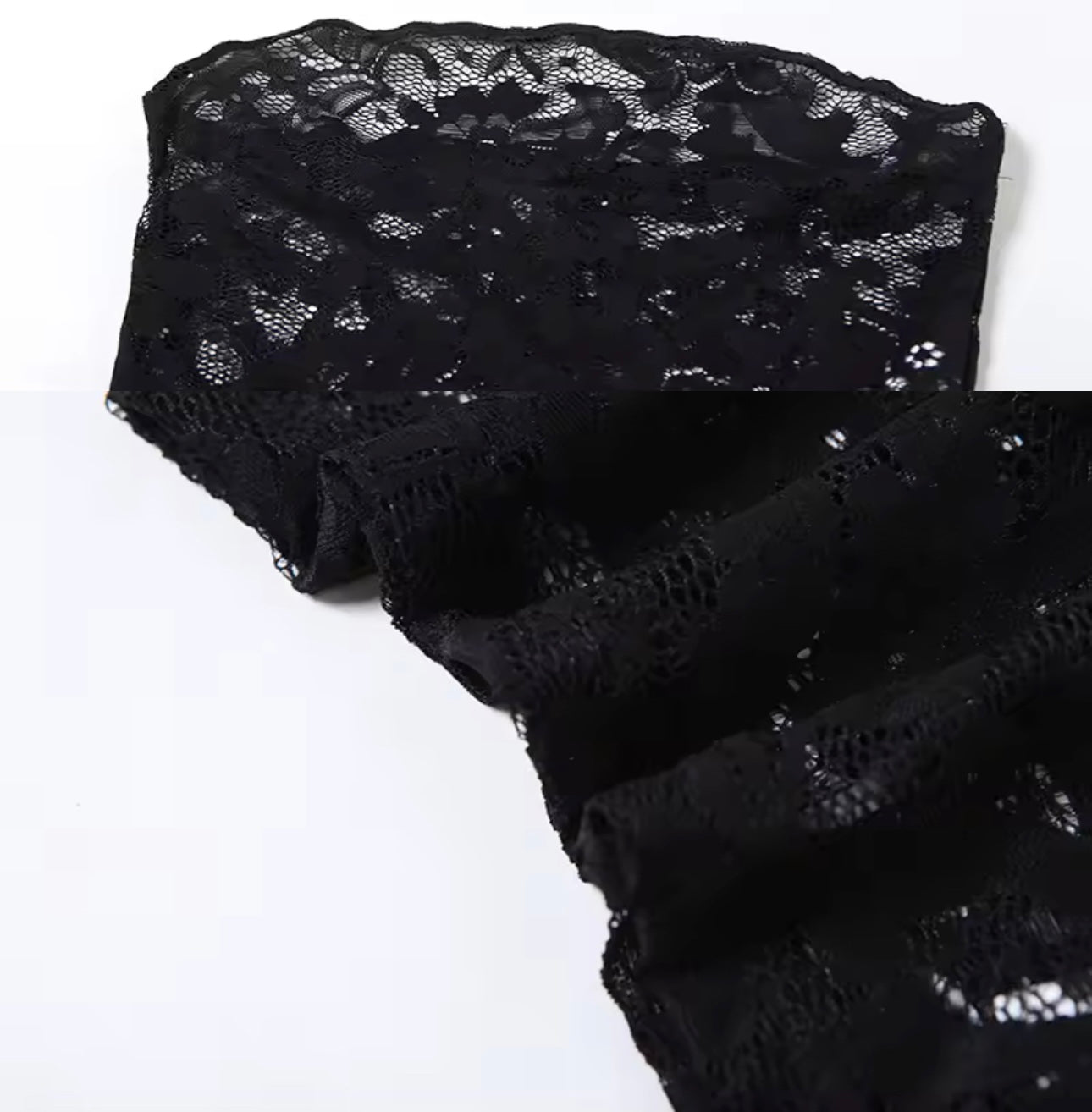 Jaia Black Lace Two Piece Set