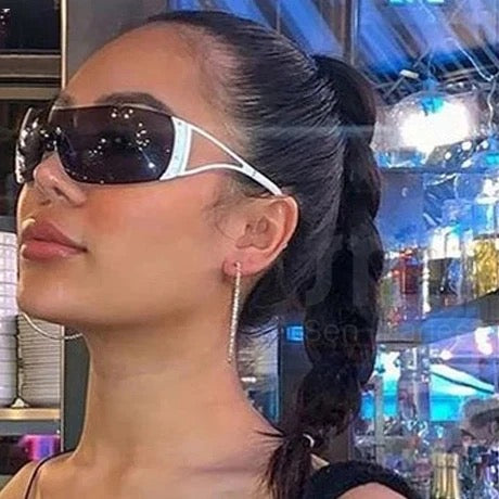 Diana Black Tinted White Framed Stunning Shades