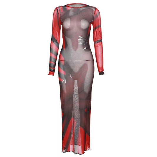 Raze See Through Me Maxi Dress
