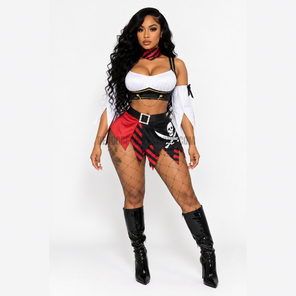 Rock The Boat Lady Pirate Halloween Costume
