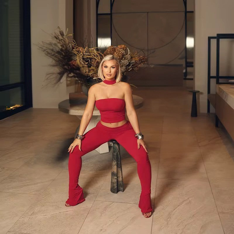 Carrie Red Two Piece Set