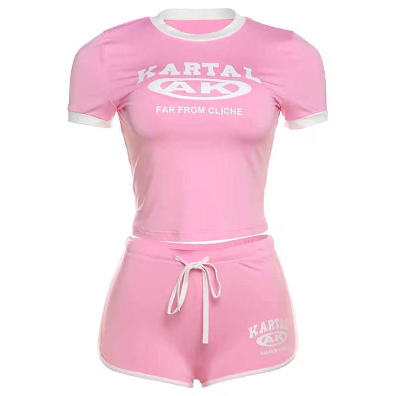 Kartal Pink Short Set
