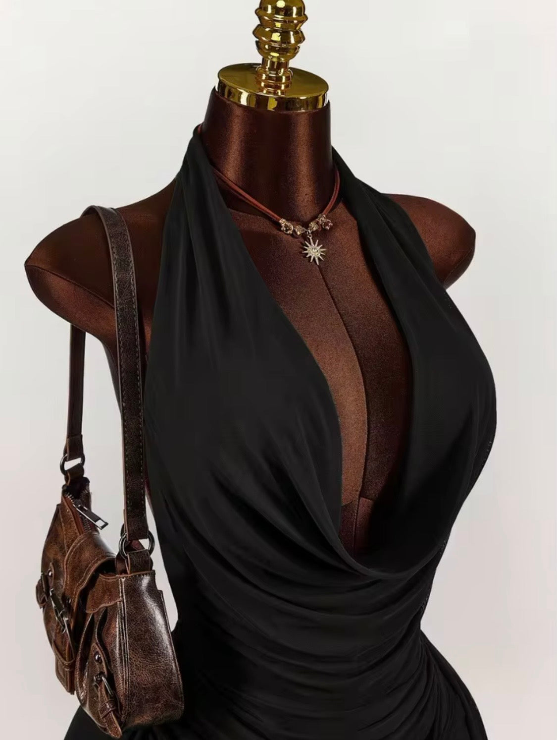 Ziya Black Classy Sexy Dress