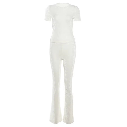 Anem Set | off white two piece set, casual outfit, club outfit