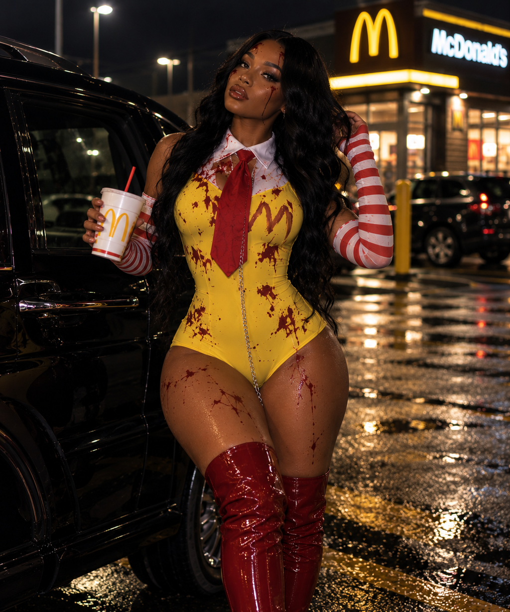 Ms Ronald McDonald Halloween Costume
