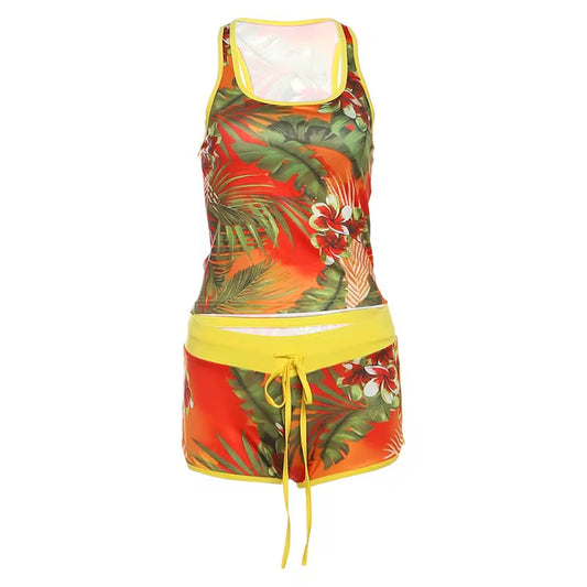 Taze Floral Two Piece Set