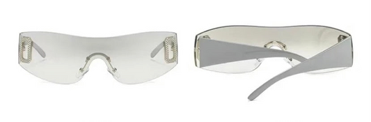 Ring Clear Tint Silver O Detail Shades