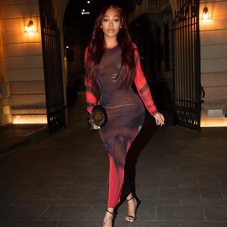 Raze See Through Me Maxi Dress