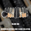 Black Dia Press On Nails
