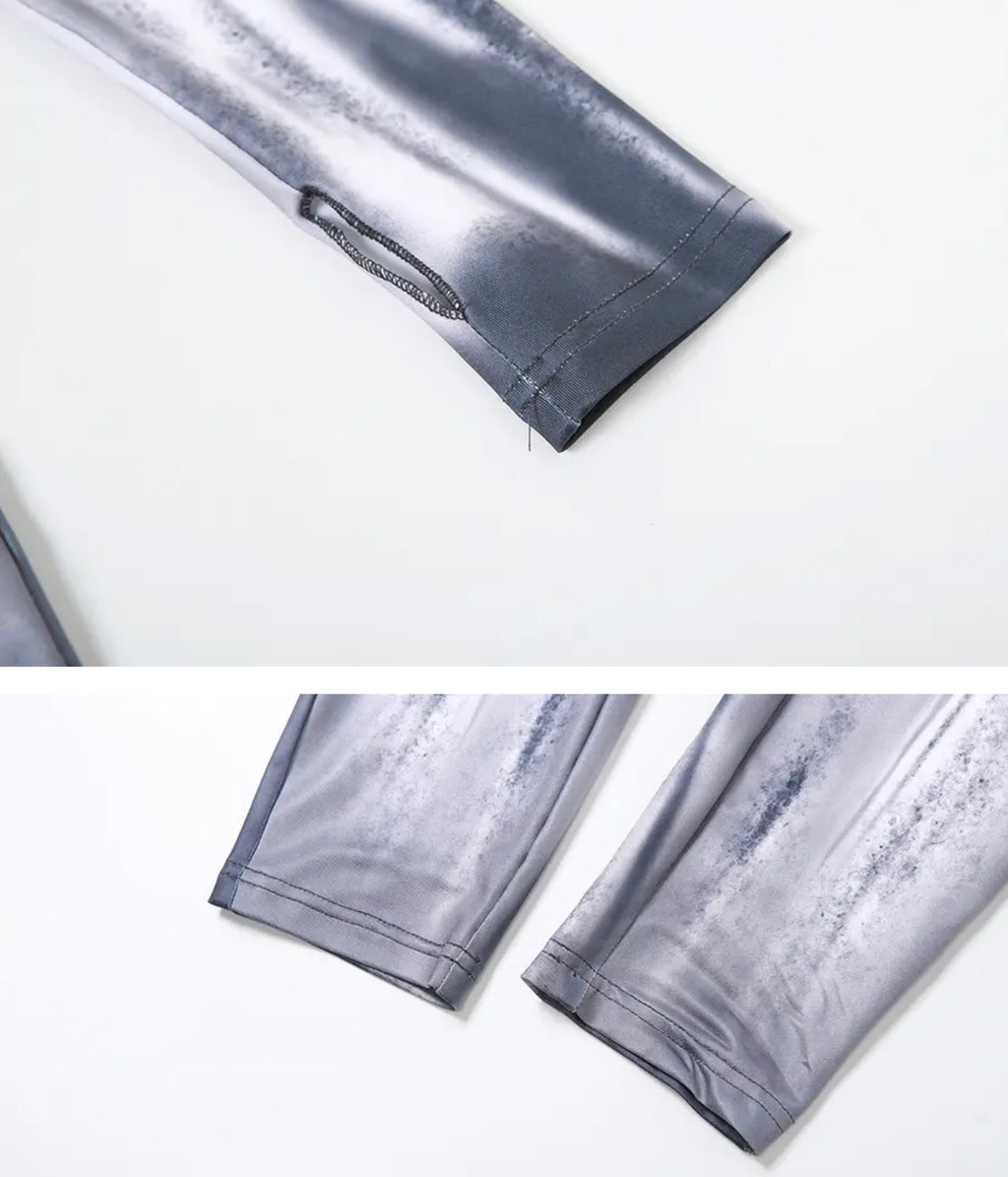 Rozay Gray Bodyprint Jumpsuit