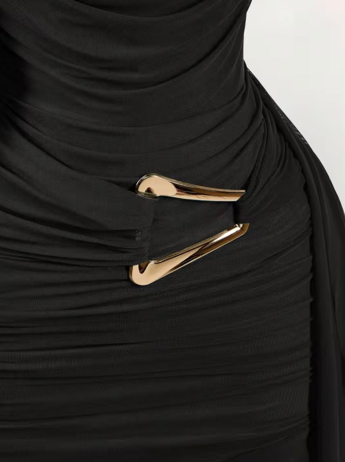 Ziya Black Classy Sexy Dress