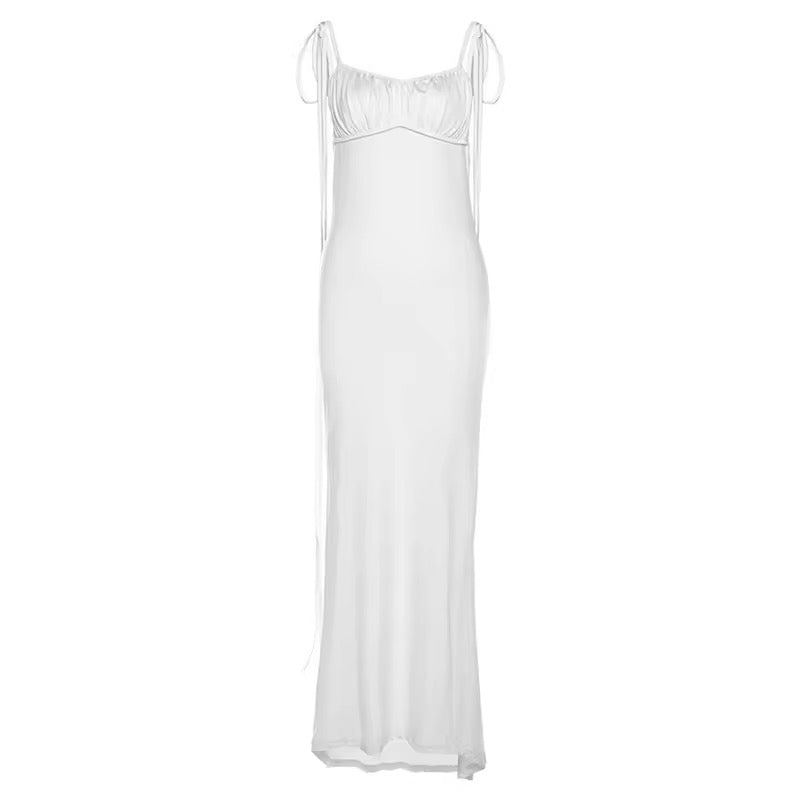 Loi White Formal Maxi Dress