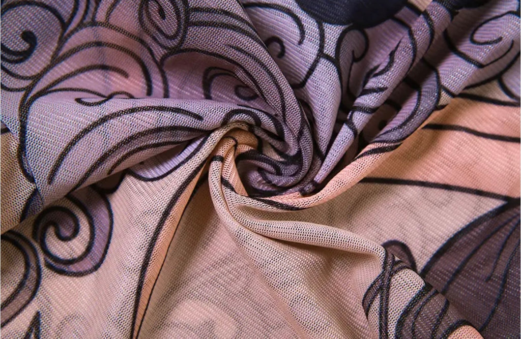 Venus Pink Blue Backless Jumpsuit