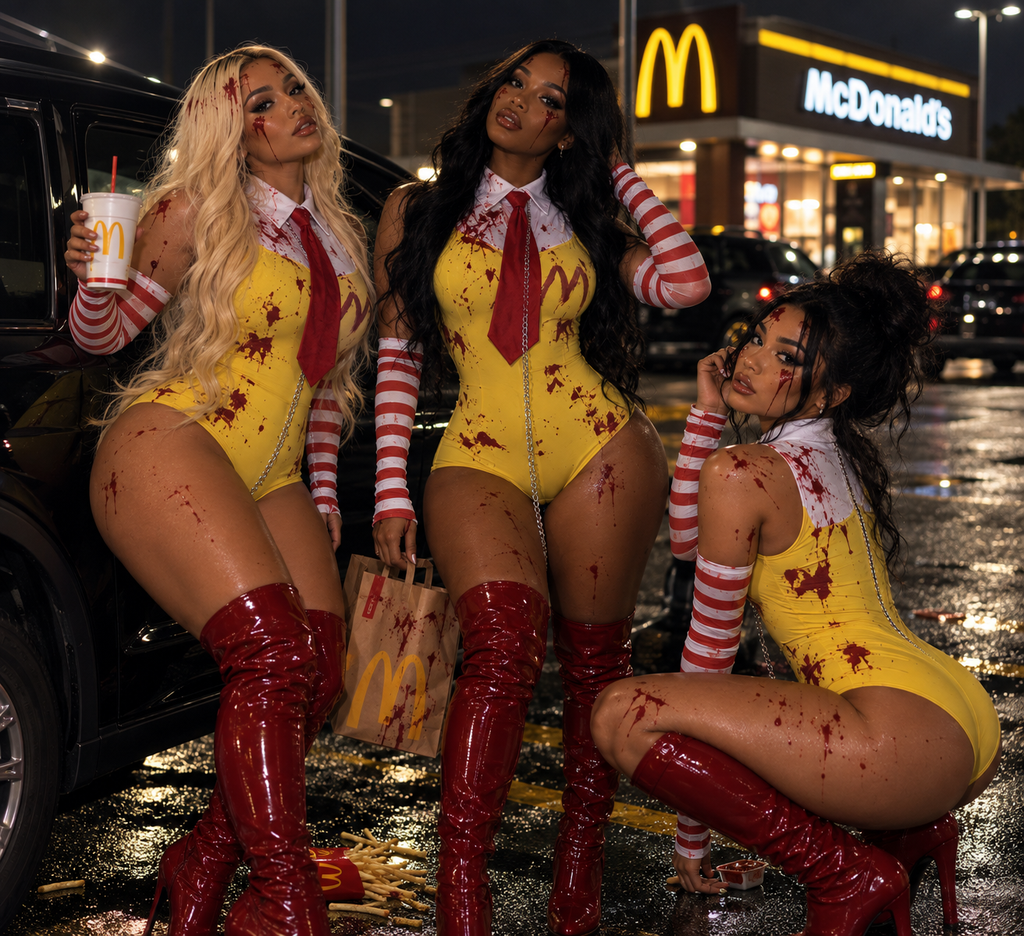 Ms Ronald McDonald Halloween Costume
