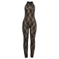 Jaei Black Backless Lace Jumpsuit