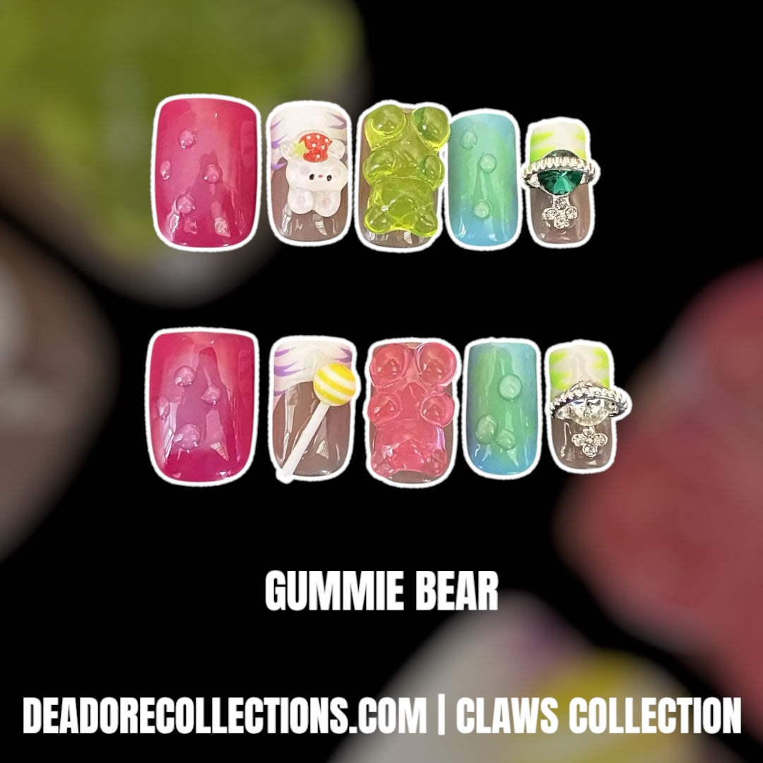 Gummie Bear Press On Nails