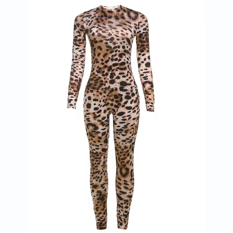 Yuri Cheetah Print Jumpsuit