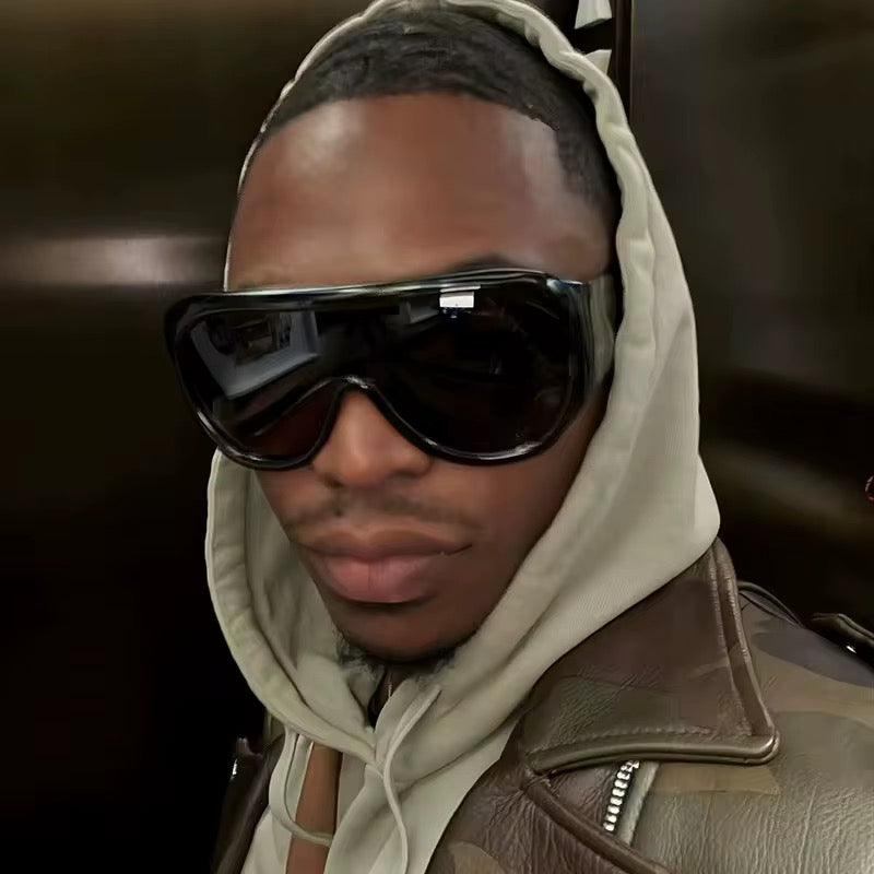 Black Oversized Fashion Shades