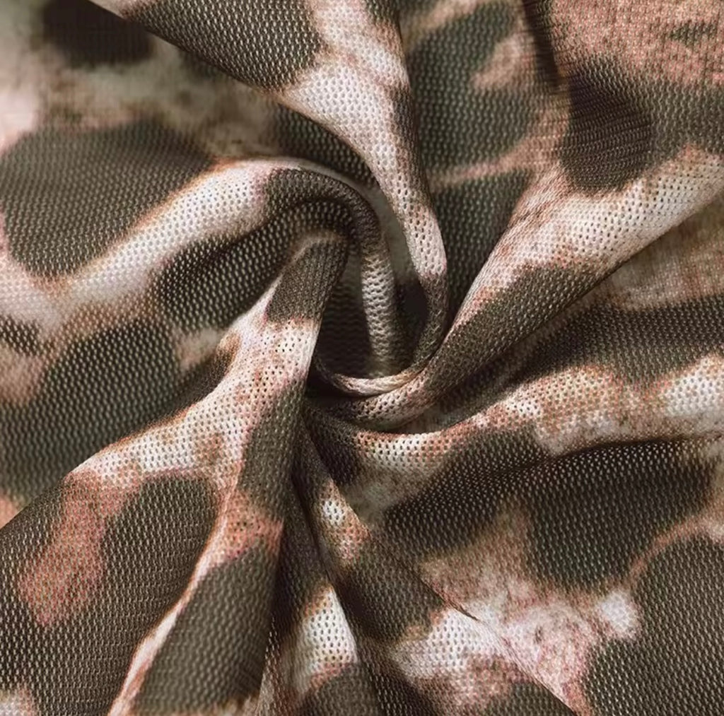 Yaris Leopard Print Three Piece Set