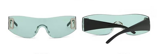 Ring Green Tint Silver O Detail Shades