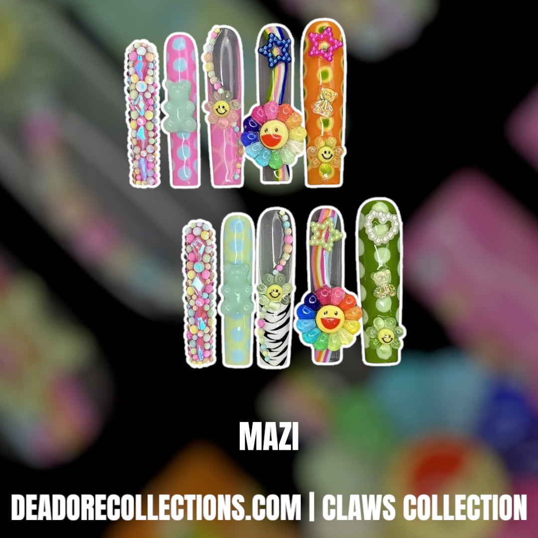 Mazi Colorful Press On Nails