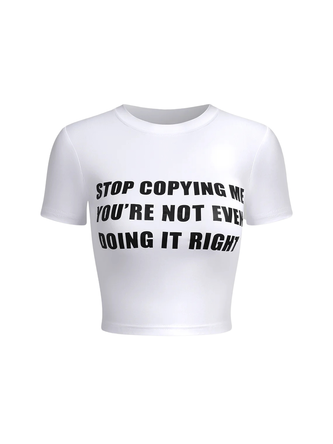 Copycat White Crop Top