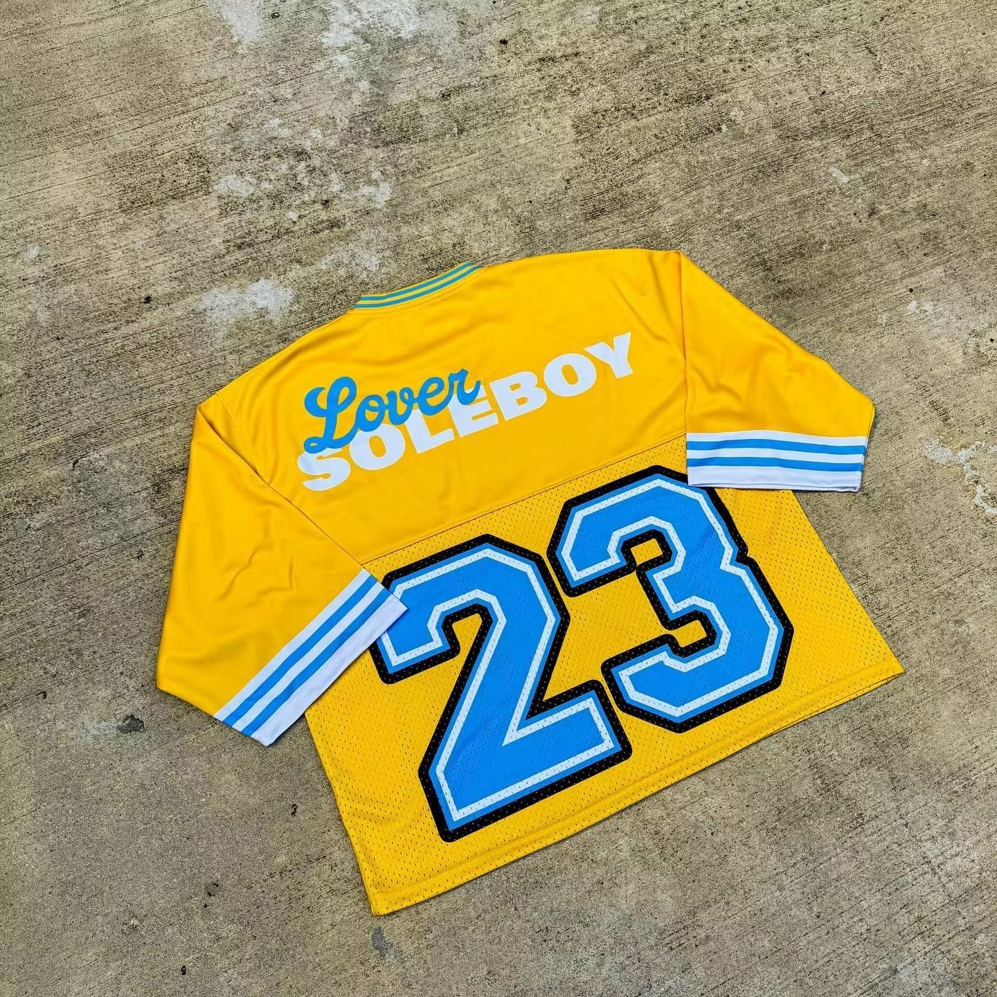 Soleboy 23 Yellow Mid Sleeve Unisex Jersey