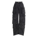 Ruze Black Jeans Cargos