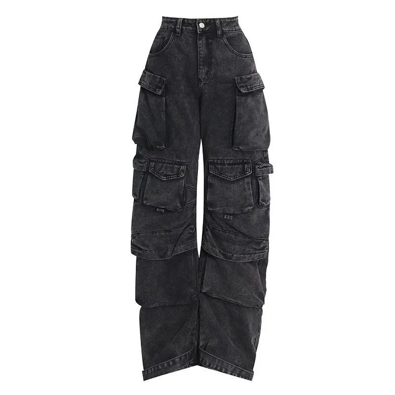 Ruze Black Jeans Cargos