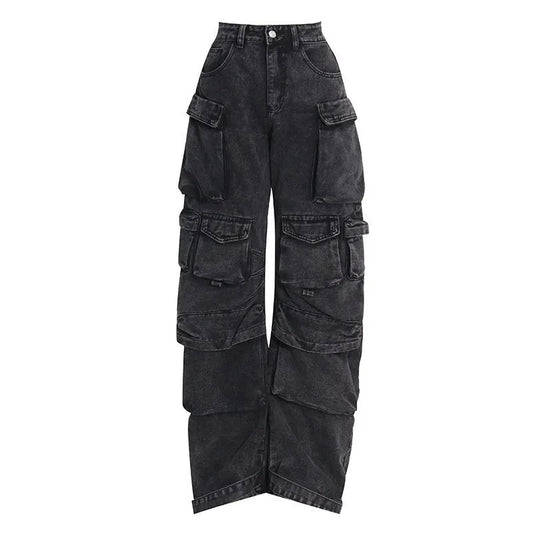 Ruze Black Jeans Cargos