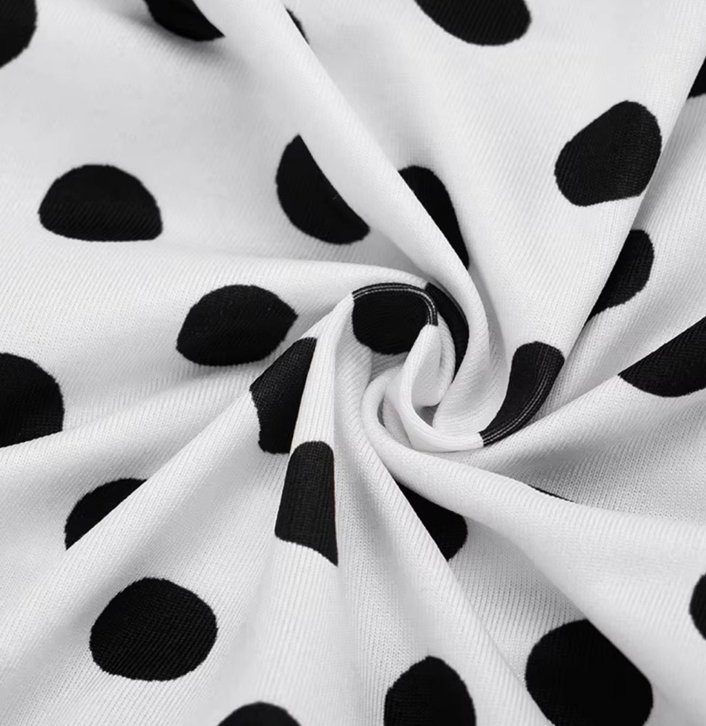 Yalo White Polka Dot Romper