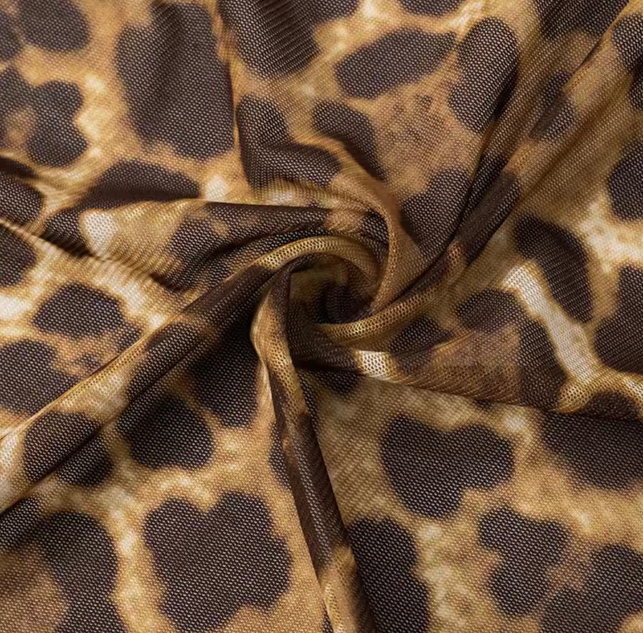 Yioa Leopard Print Backless Romper