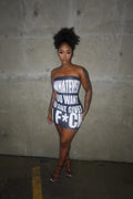 Whatever Black Tube Mini Dress