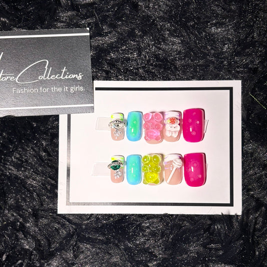 Gummie Bear Press On Nails