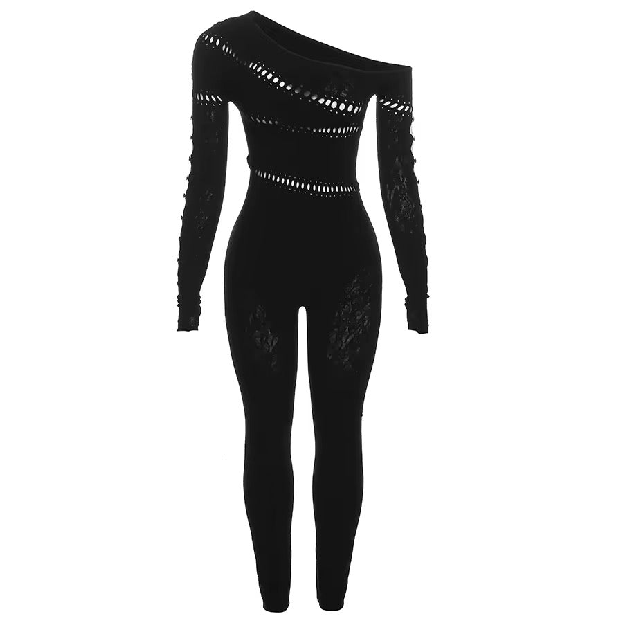 Leoh Black Poster Girl Jumpsuit