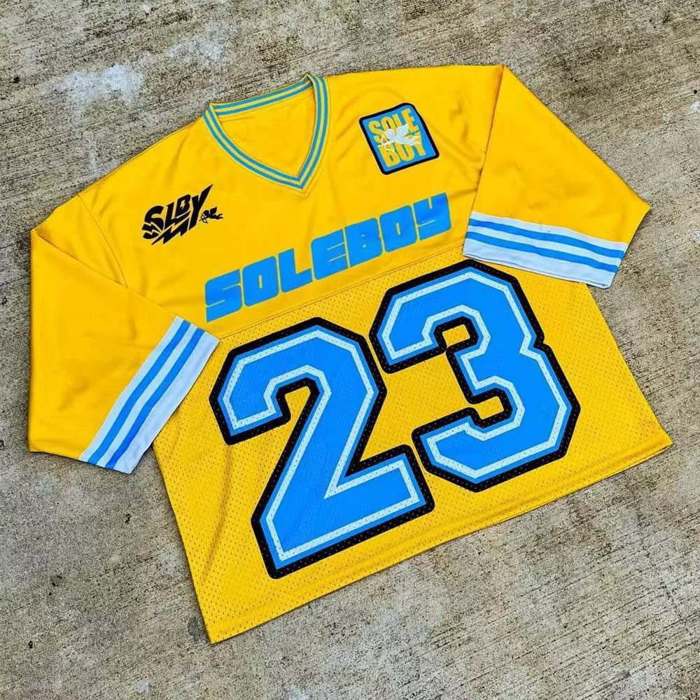 Soleboy 23 Yellow Mid Sleeve Unisex Jersey